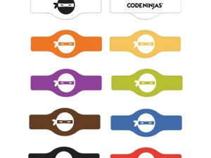 Official Code Ninjas Wristbands